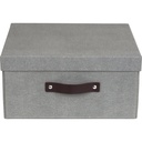 Box Bigso Levi canvas grå