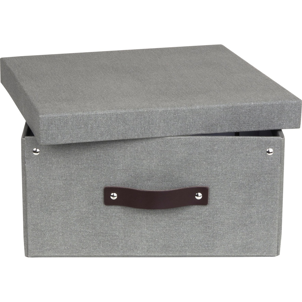 Box Bigso Levi canvas grå