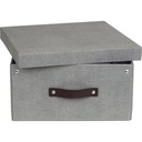 Box Bigso Levi canvas grå