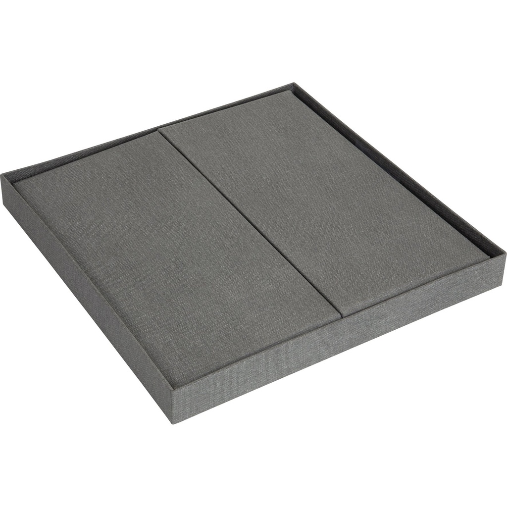 Box Bigso Levi canvas grå