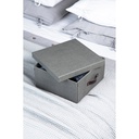 Box Bigso Levi canvas grå