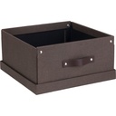 Box Bigso Levi canvas brun