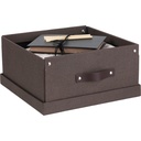 Box Bigso Levi canvas brun