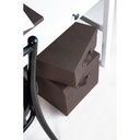 Box Bigso Levi canvas brun