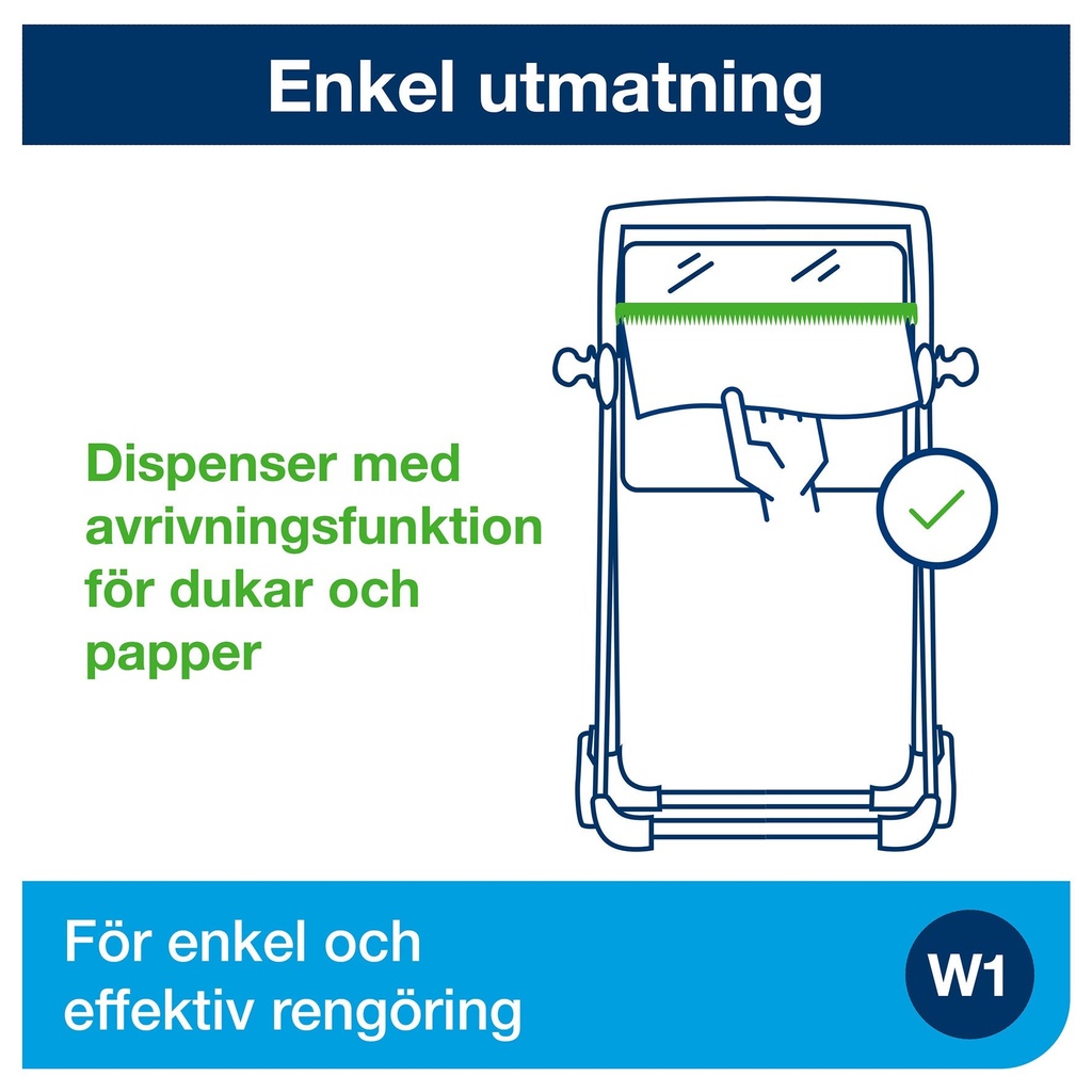 Tork Golvställ W1    röd/svart