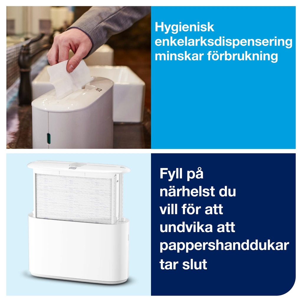 Dispenser H2 Servett vit