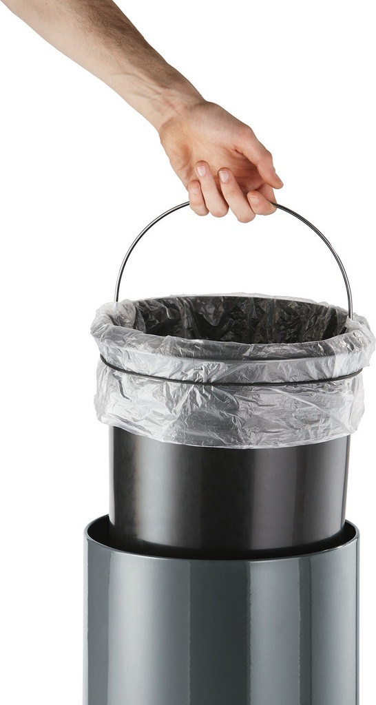 Pedalhink metall 20l. mörkgrå