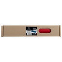 Underlägg PU 40x80 black/red