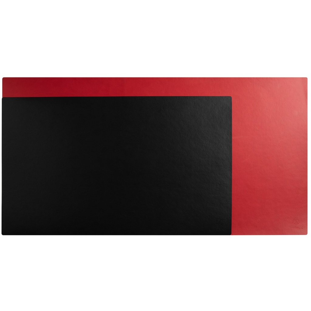 Underlägg PU 40x80 black/red