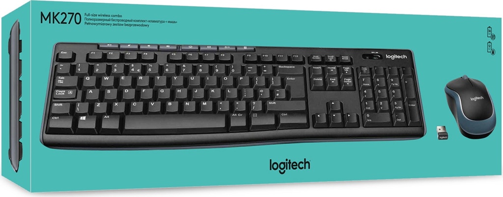 Tangentbord Mus Logitech MK270
