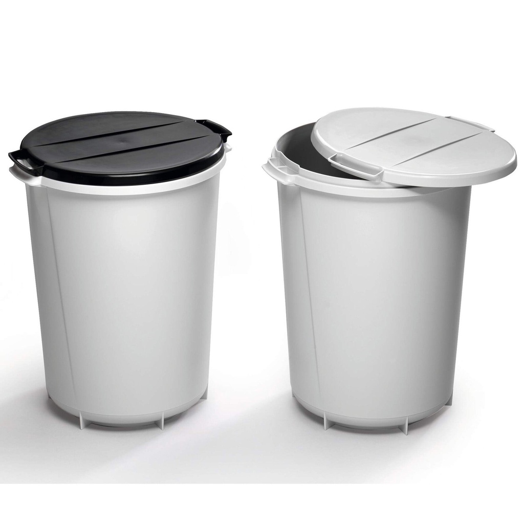 Soptunna DURABIN ROUND 40 grå