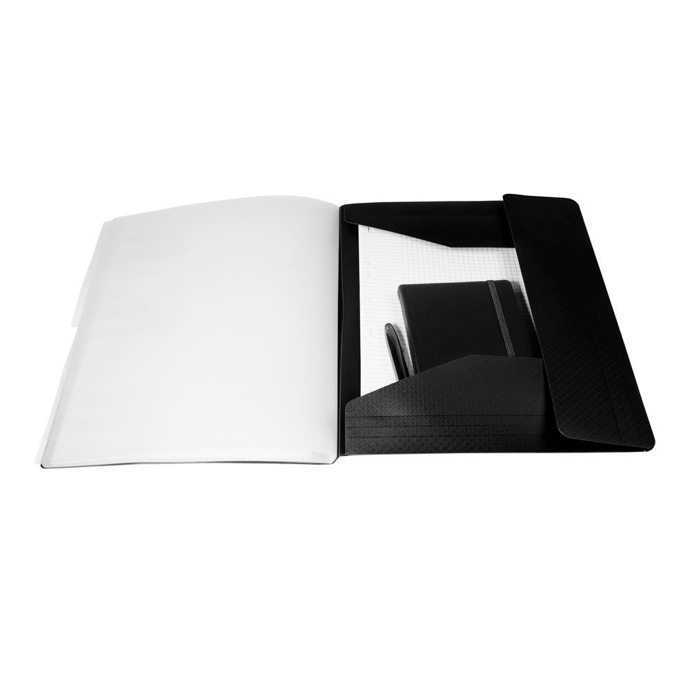 Sorteringsmapp PP 8-flik svart