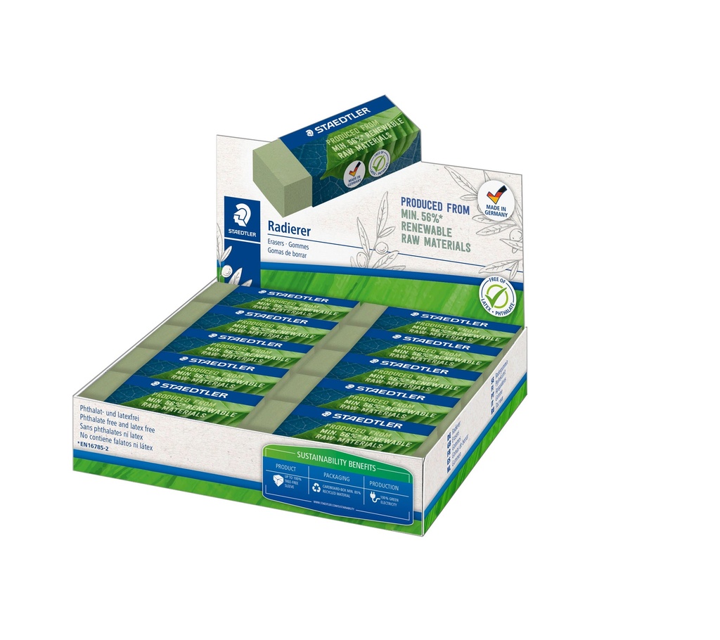 Radergummi Staedtler 526 grön
