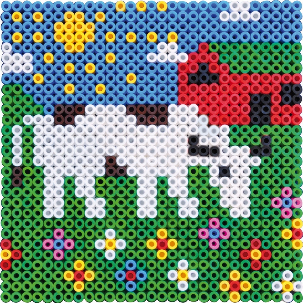 Pärlplatta kvadrat 16x16 10/fp