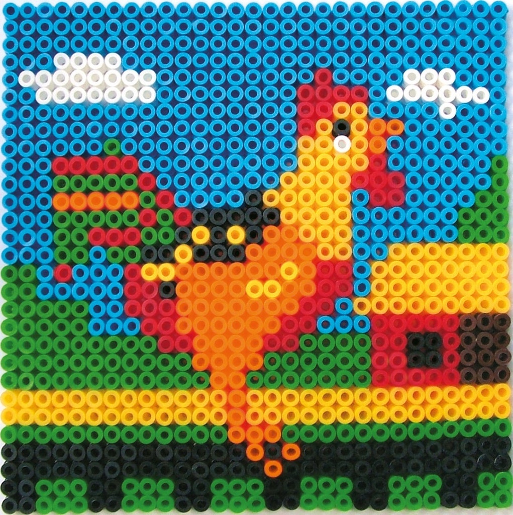 Pärlplatta kvadrat 16x16 10/fp