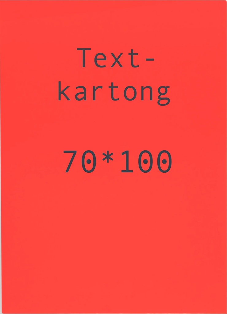 Kartong 70x100 flour röd 5/fp
