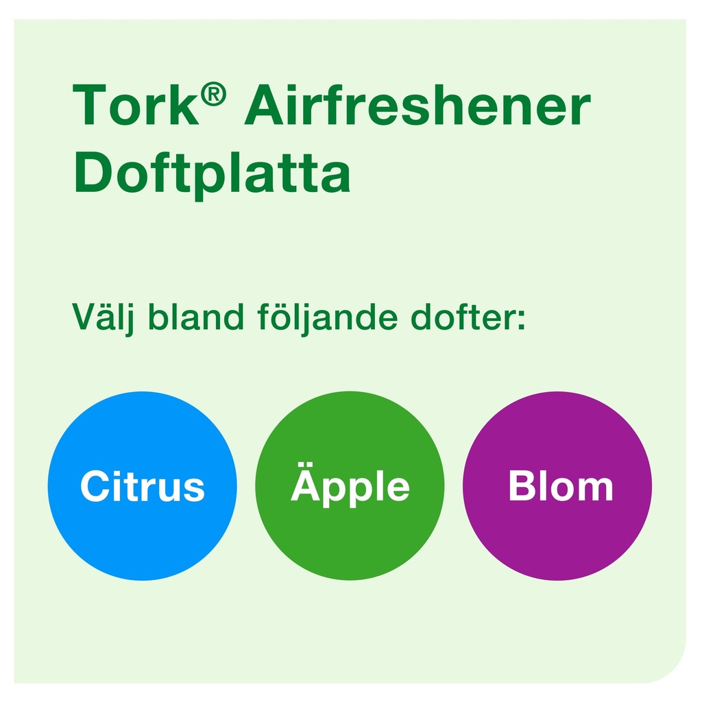 Tork Airfresh  Hål A2 Vit 4/f