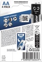 Batteri Lithium AA 4p