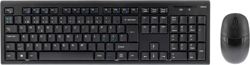 Tangentbord Mus Deltaco TB-114