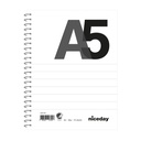 Kollegieblock A5 70bl 60g lin