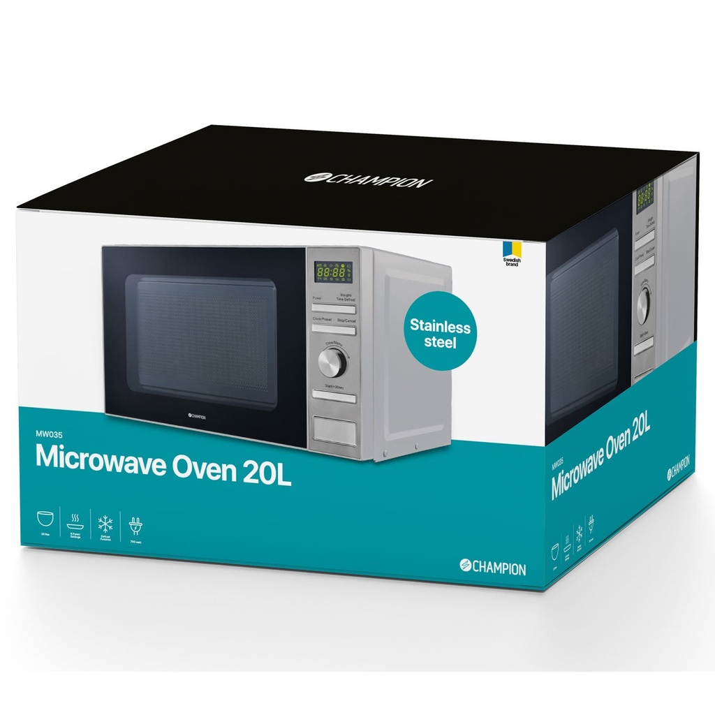 Mikrovågsugn 20L 700W