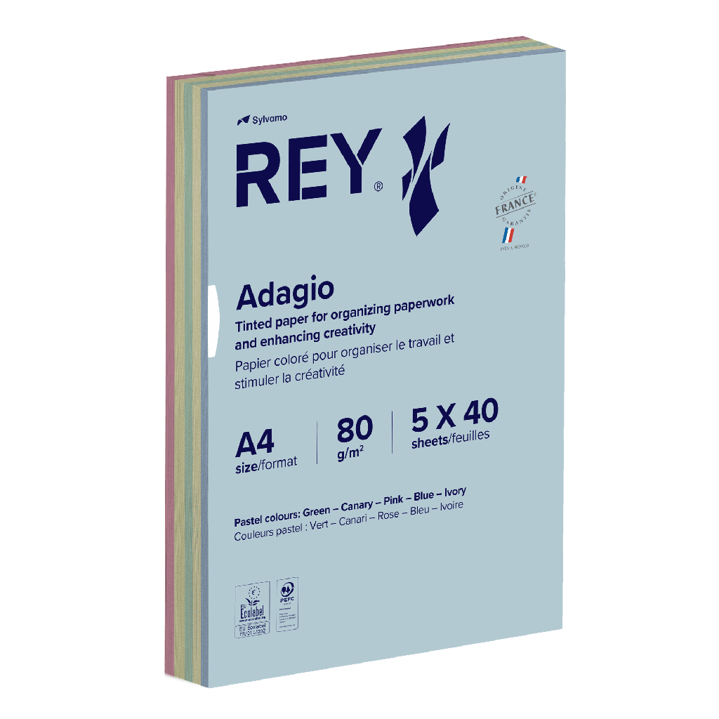 Papper A4 80g pastel 200/fp
