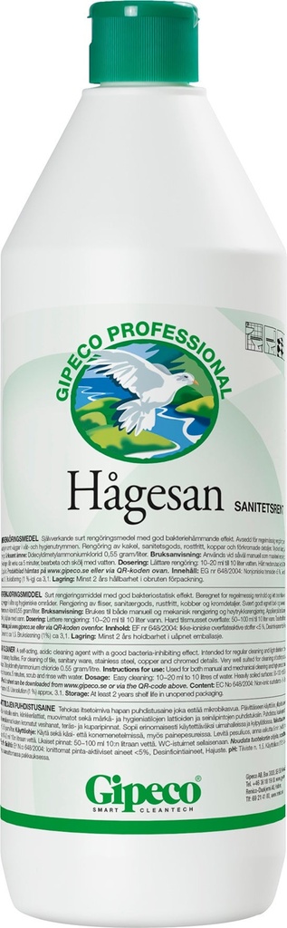 Hågesan Sanitetsrengöring 1l