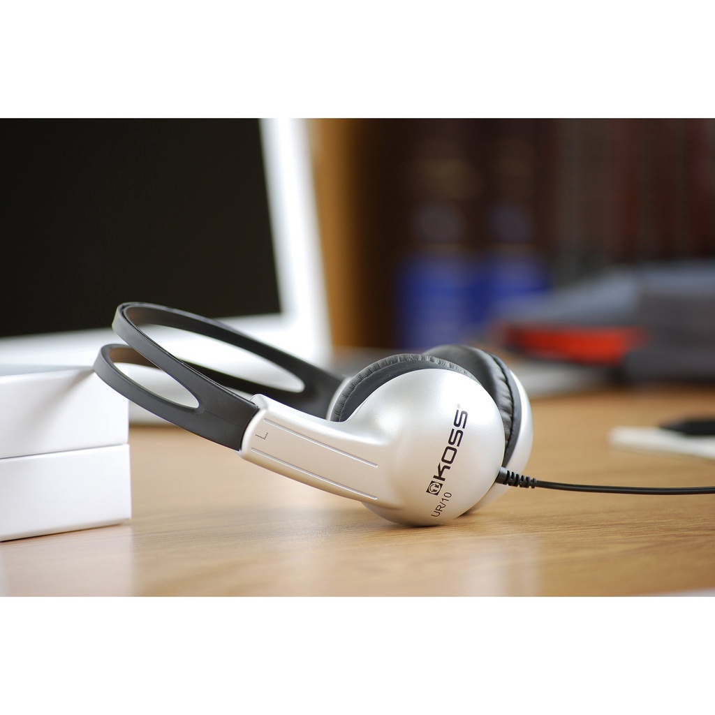 KOSS On-Ear Hörlur UR10 Silver