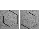 Ljudabsorbent Edge 2-p grått