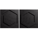 Ljudabsorbent Edge 2-p svart