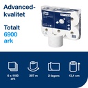 Toalettppr Tork T8 SmartOne 6/