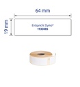 Etikett Avery durable 19x64mm