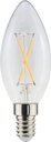 Filament LED kronljus E14  1W