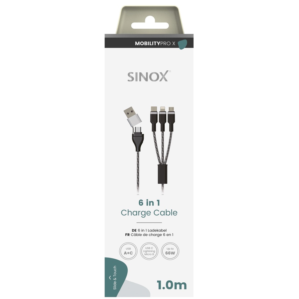 USB 6-in-1 kabel