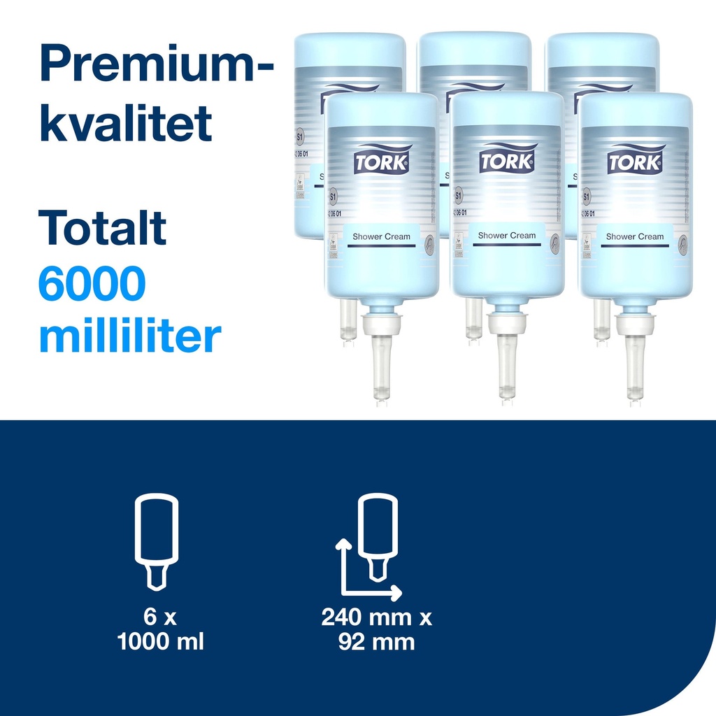 Duschtvål & Schampo Tork S1 1L