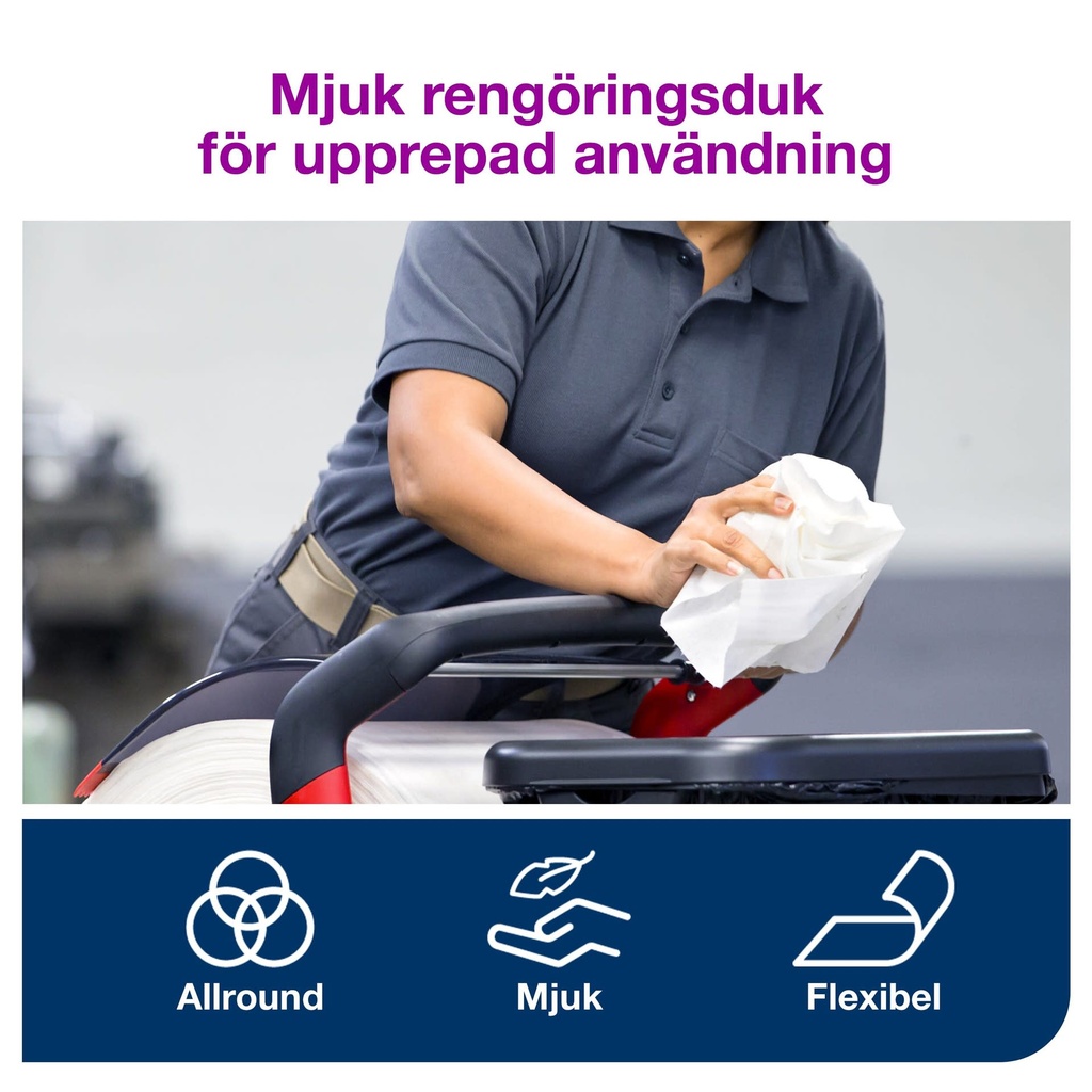 Rengörningsduk Tork Mjuk W1