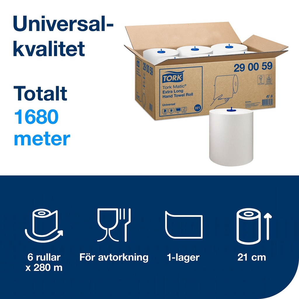 Handduk Tork Universal H1 6/kt