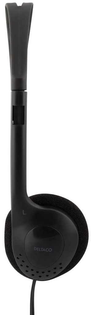 Hörlur HL-27 3,5mm svart 2m