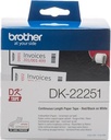 Etikett DK22251 svart/röd