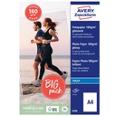 Fotopapper A4 180g glossy 100f