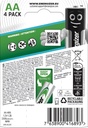 Batteri Ex Ladd AA 4p 2300 mAH