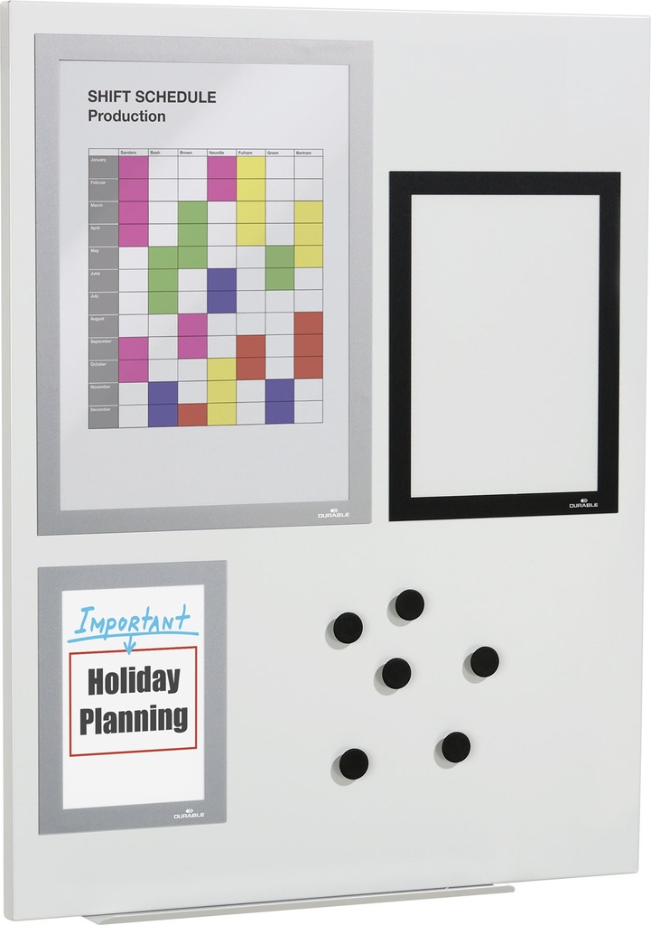Duraframe Magnetic Board S grå