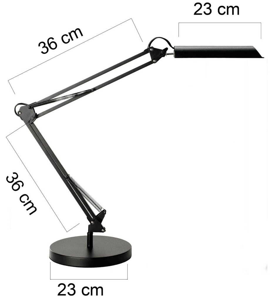 Lampa Swingo LED svart