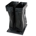 Säckvagn 2x60 L Guran grå.