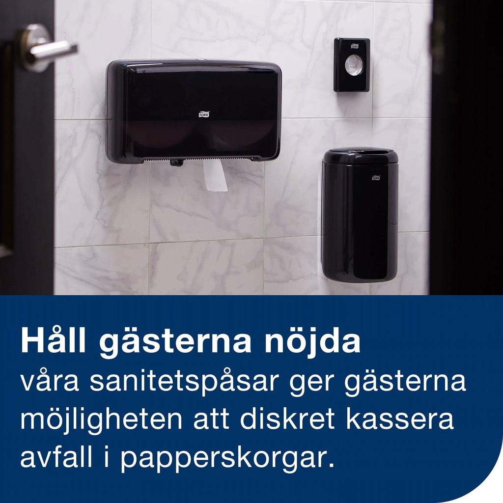 Sanitetspåse 125x245mm vit 25/