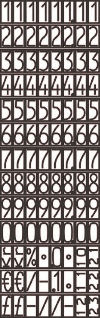 Prismärkare Avery 826 26x12