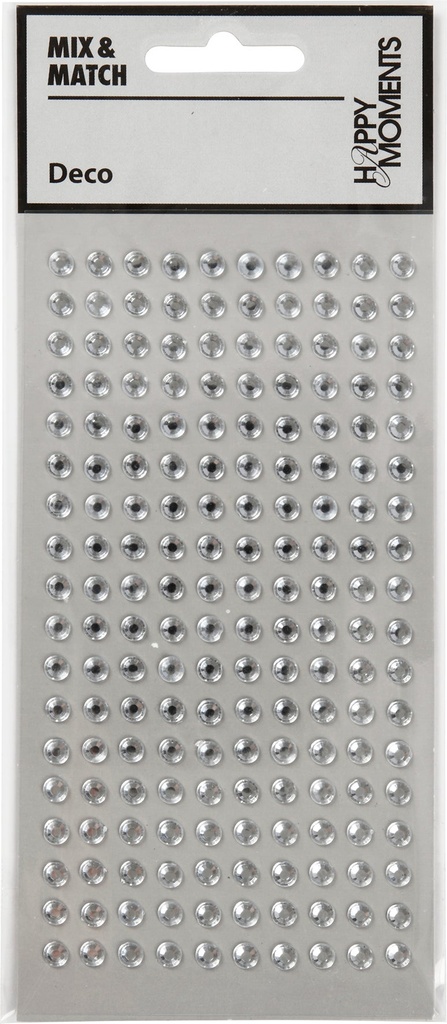 Rhinestones 5mm silver 144/fp