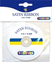 Satinband blå & gul 15mmx5m