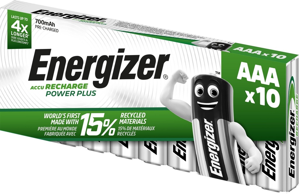 Batteri Ladd AAA 10p 700mAH