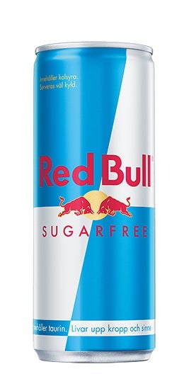 Redbull sugarfree 25cl inkl.pa